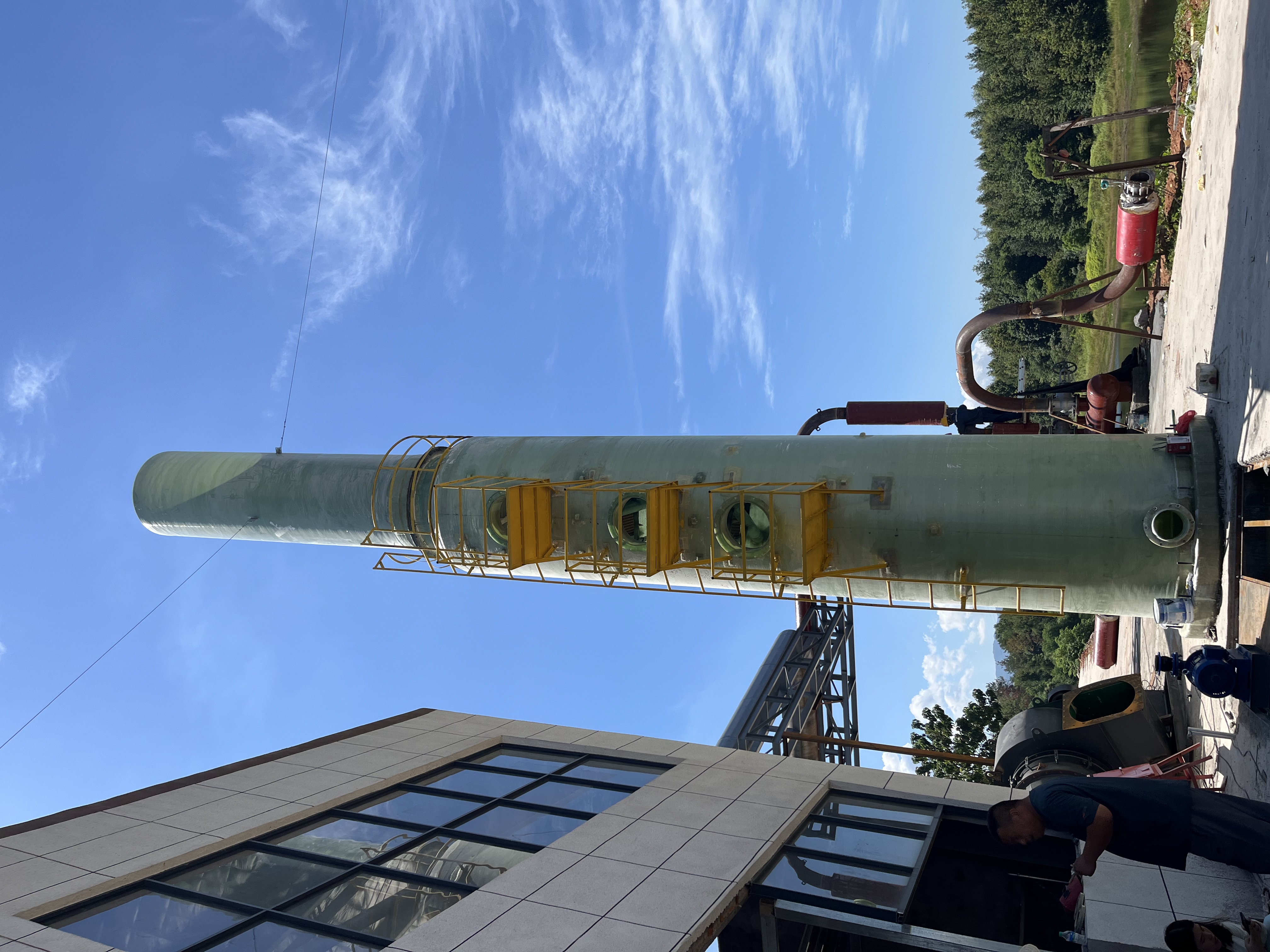 玻璃钢脱硫塔在治理环境中处于什么作用